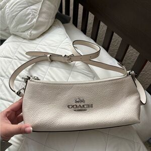 Coach Off-White Leather Shoulder Bag